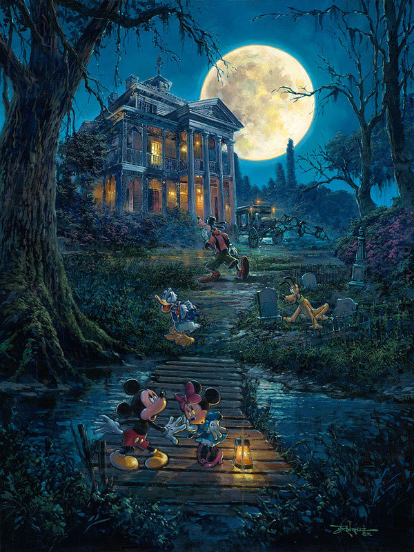 A Haunting Moon Rises-Disney Treasure on Canvas